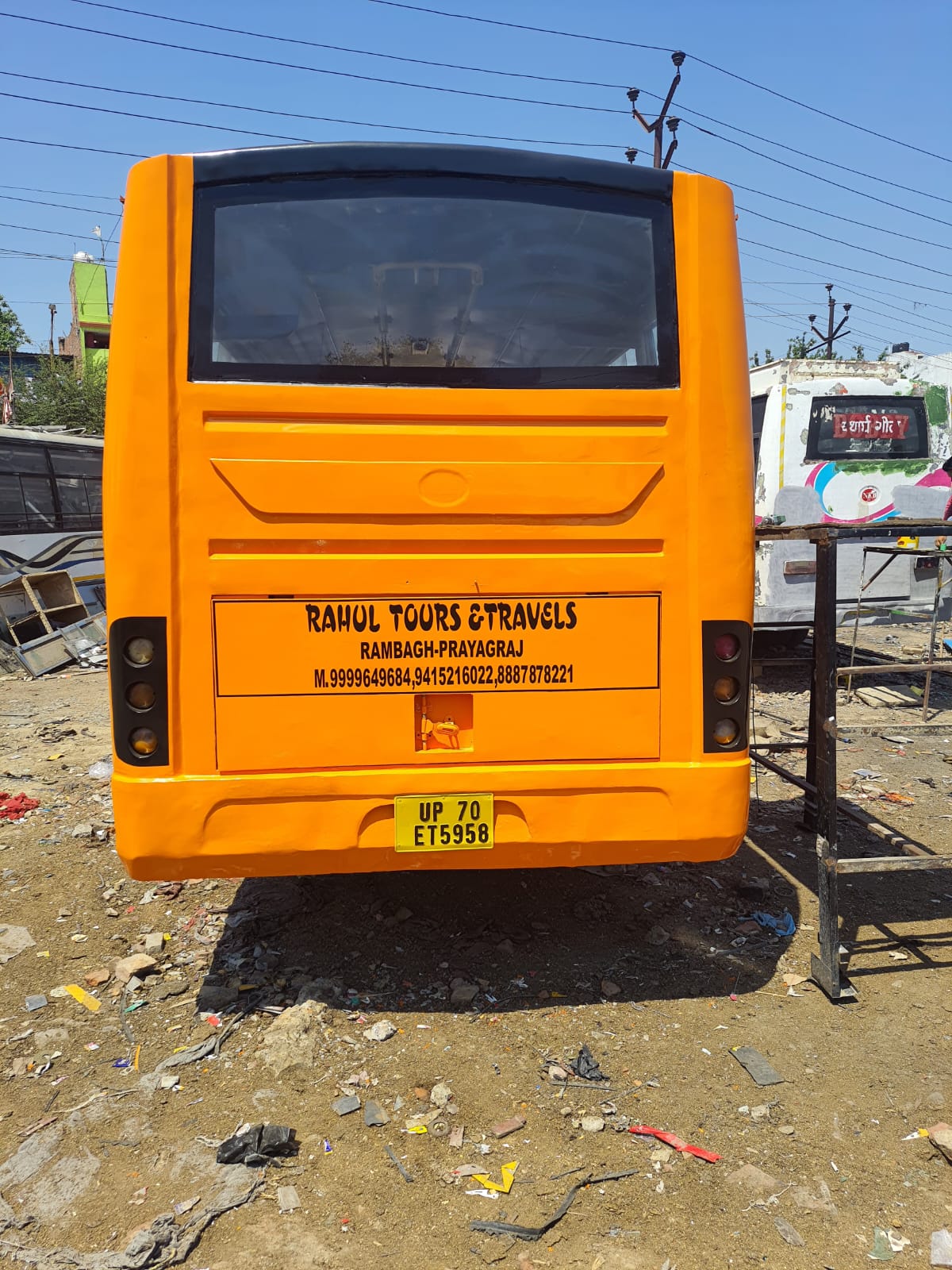 Tata 35 Seater Bus Back View