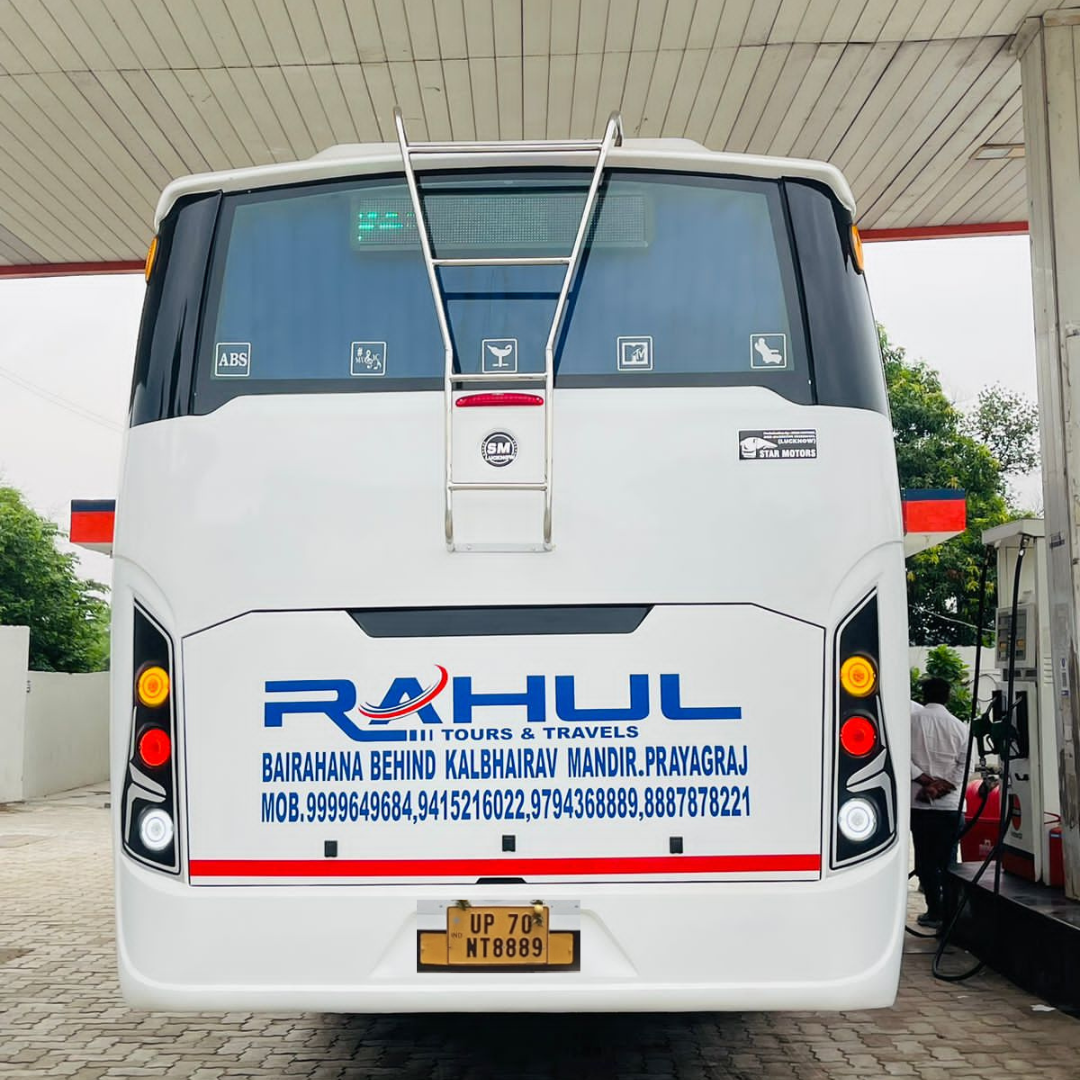 Tata AC Coach 45 Seater Back View