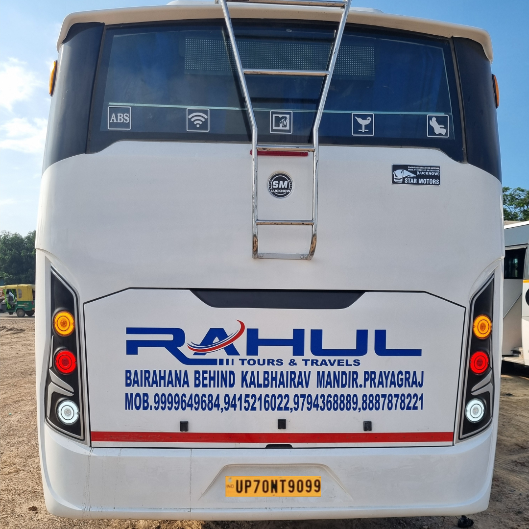 Tata AC Coach 48 Seater Back View